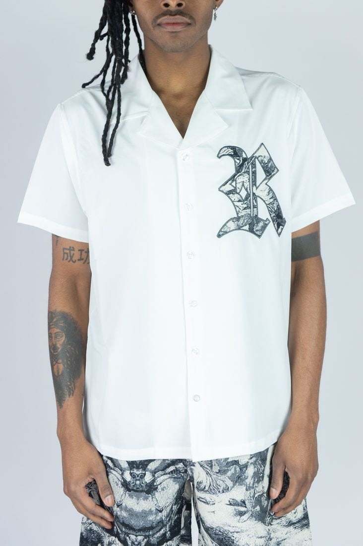 Rebel Life Camp Shirts - White