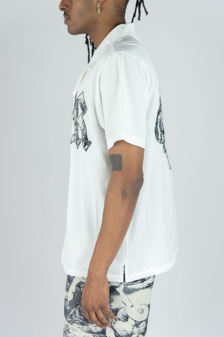 Rebel Life Camp Shirts - White