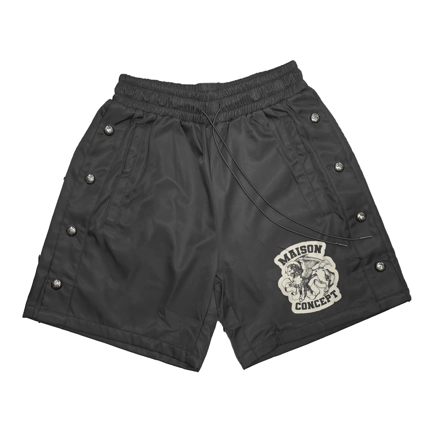 Maison Con Shorts - Dark Gray