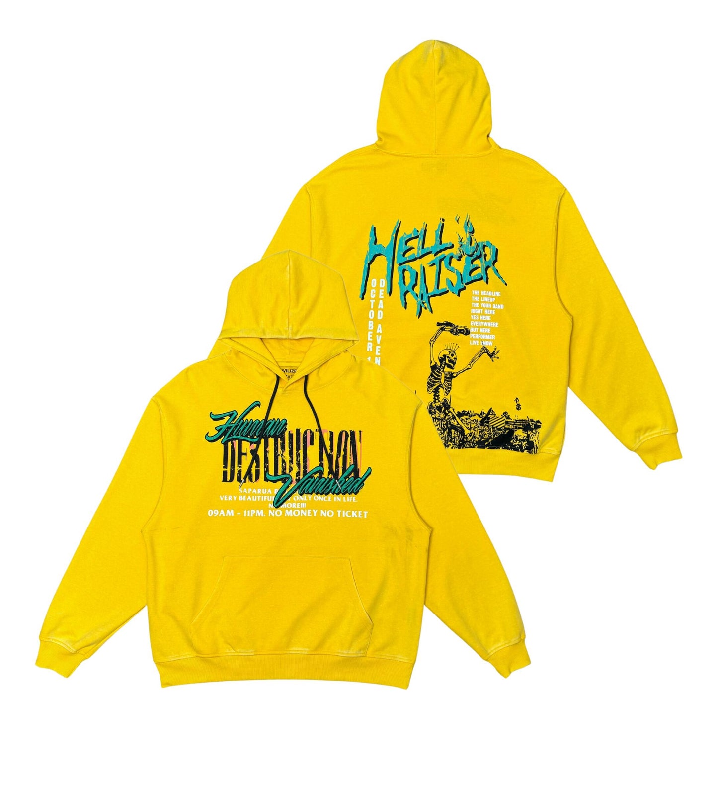 Destruction Tour Hoodie - Yellow