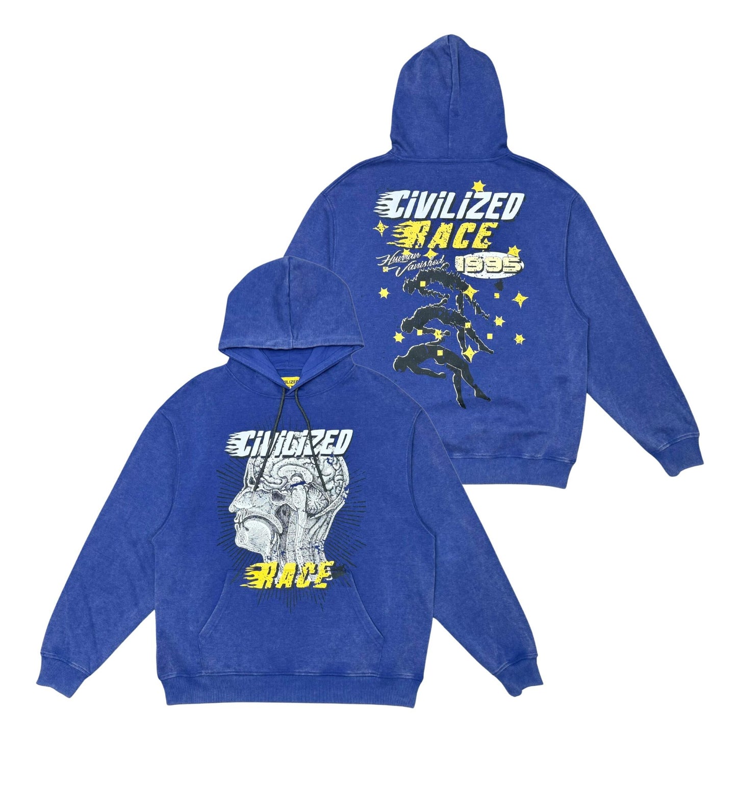 Human Race Hoodies - Royal Blue