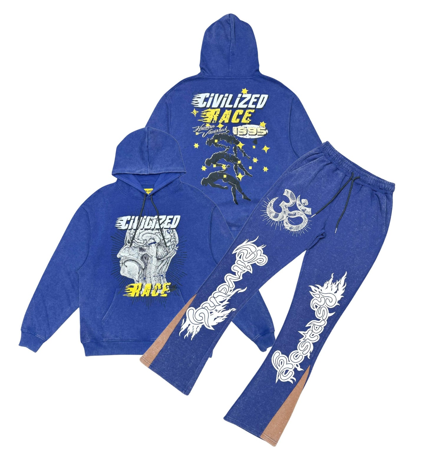 Human Race Hoodies - Royal Blue