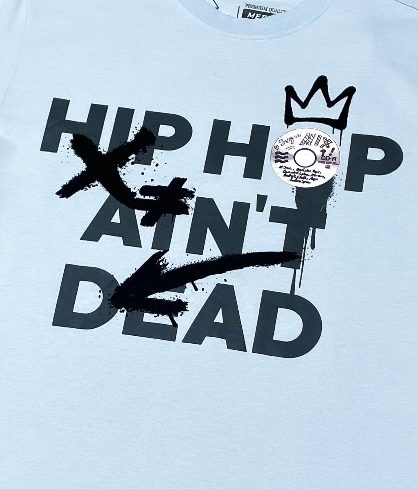 Hip Hop Ain't Dead T-shirt - Light Grey