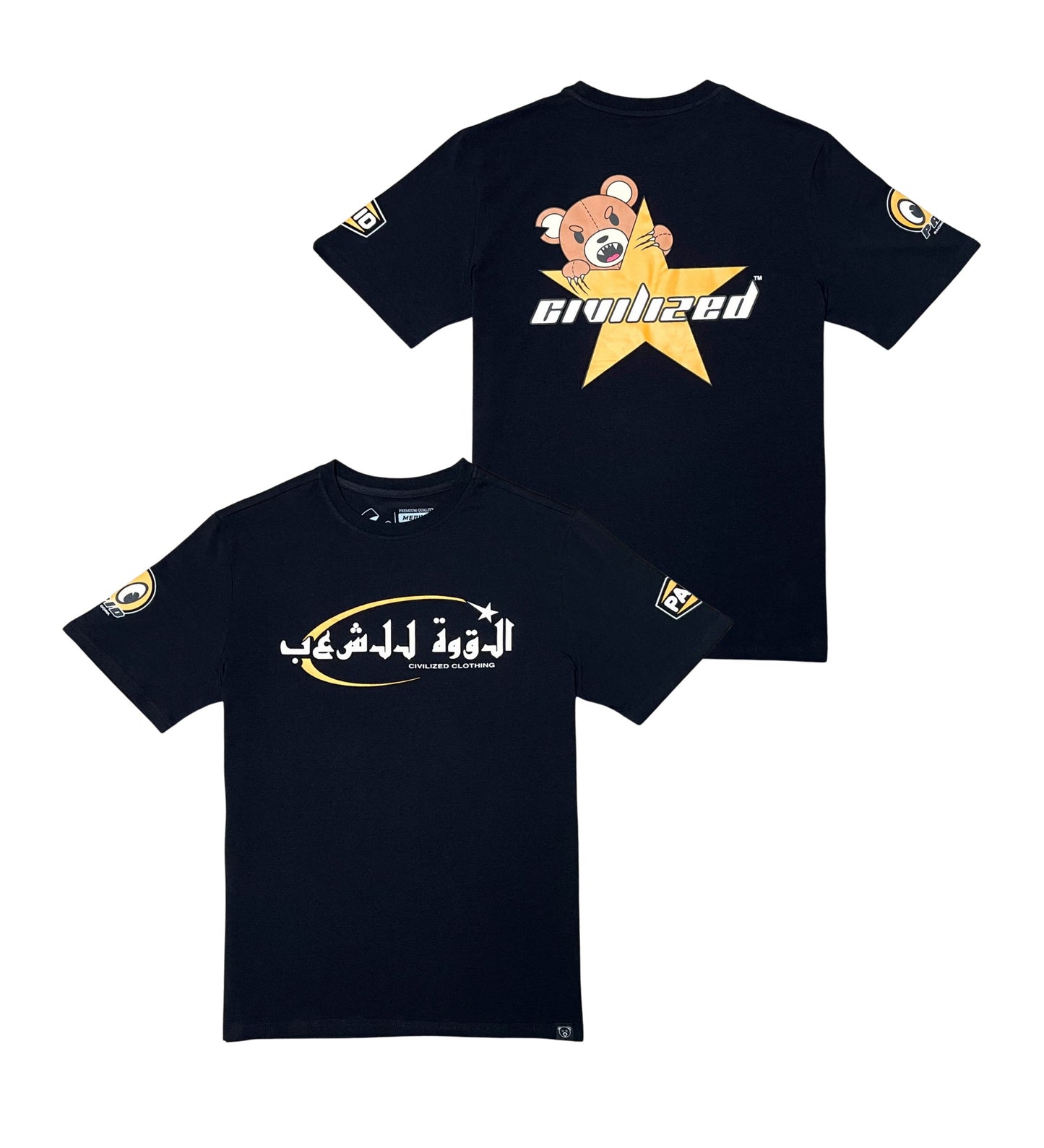 Power To The People T-Shirt - Black