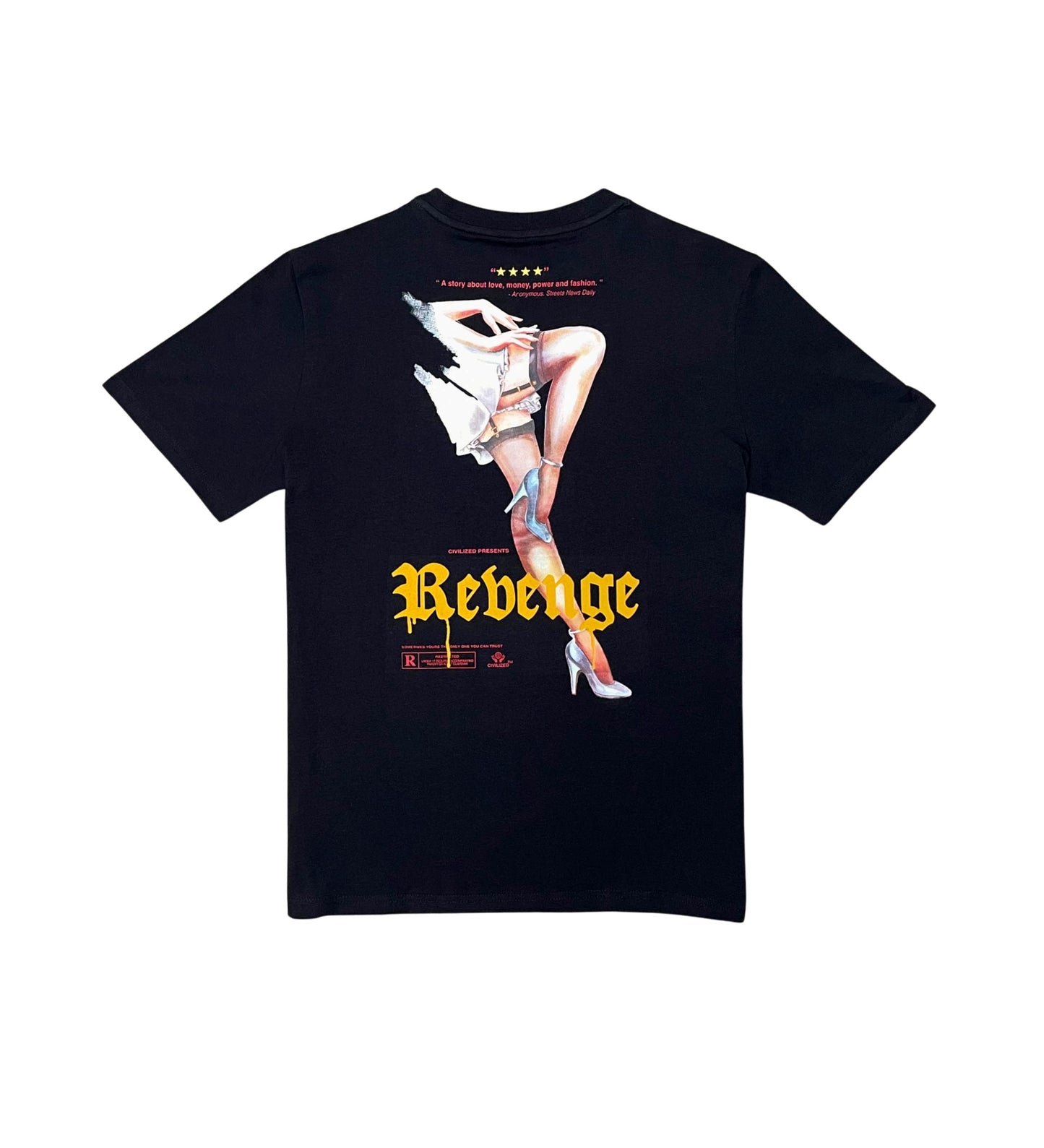 Civilized Rebenge Tee - Black