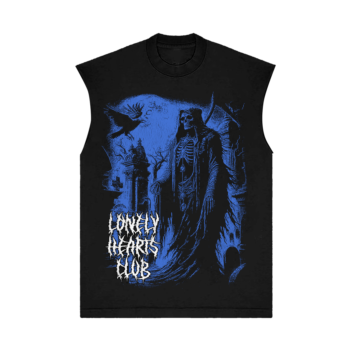 "Have No Fear" Sleeveless Tee - Black