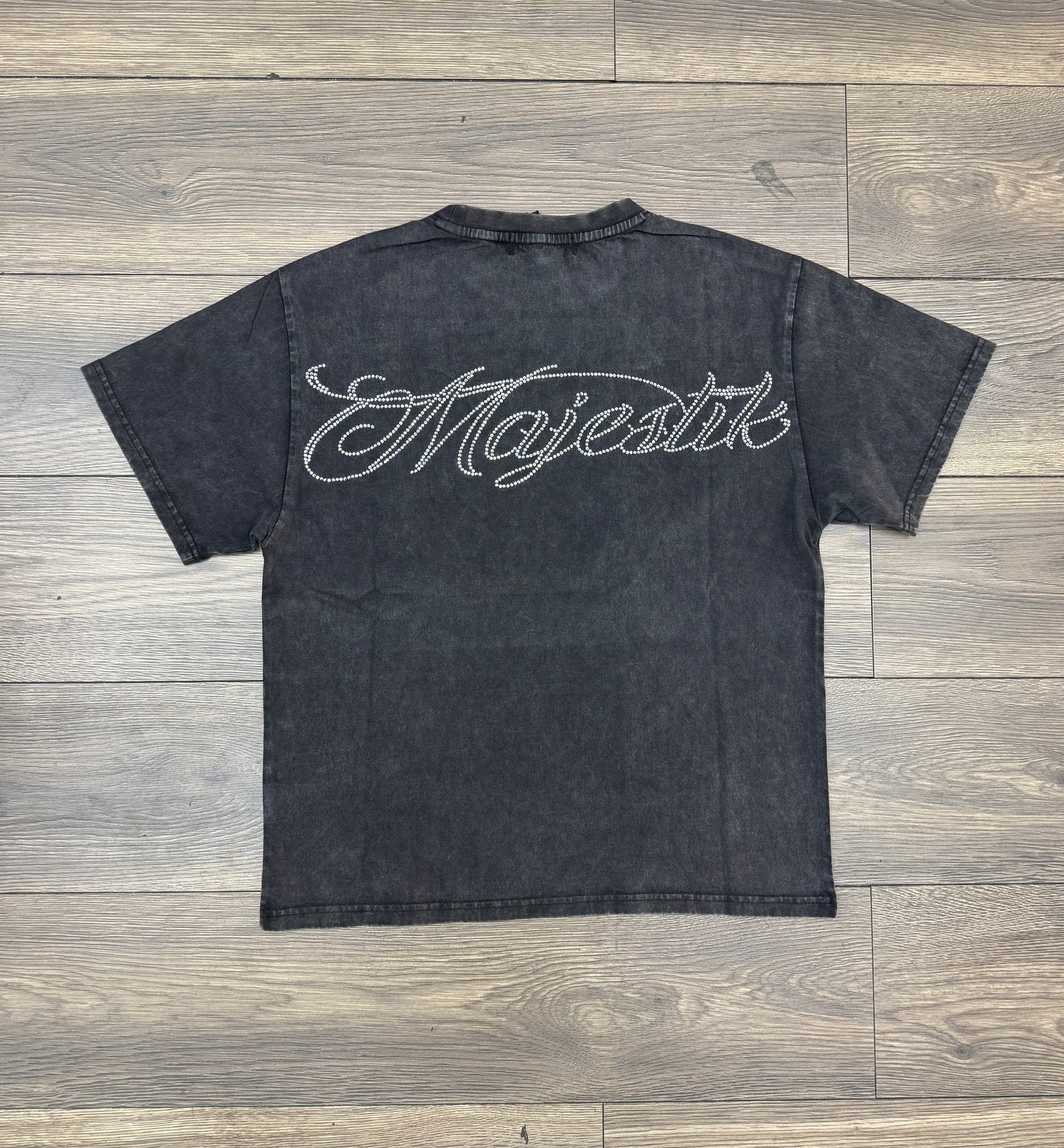 Majestik Sports Fitted Tee - Acid Washed