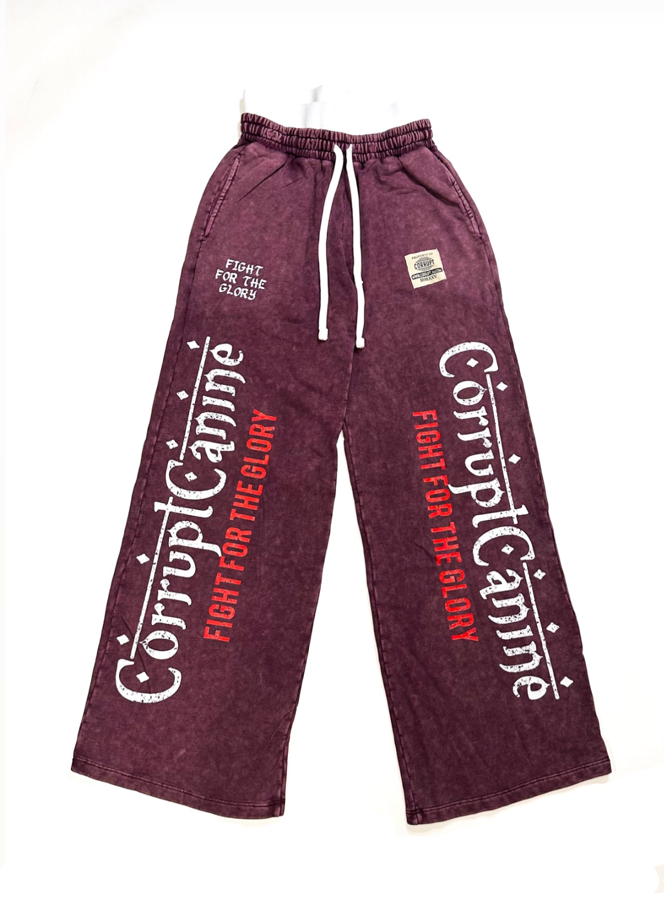 Fight for Glory Sweatpants - Wine