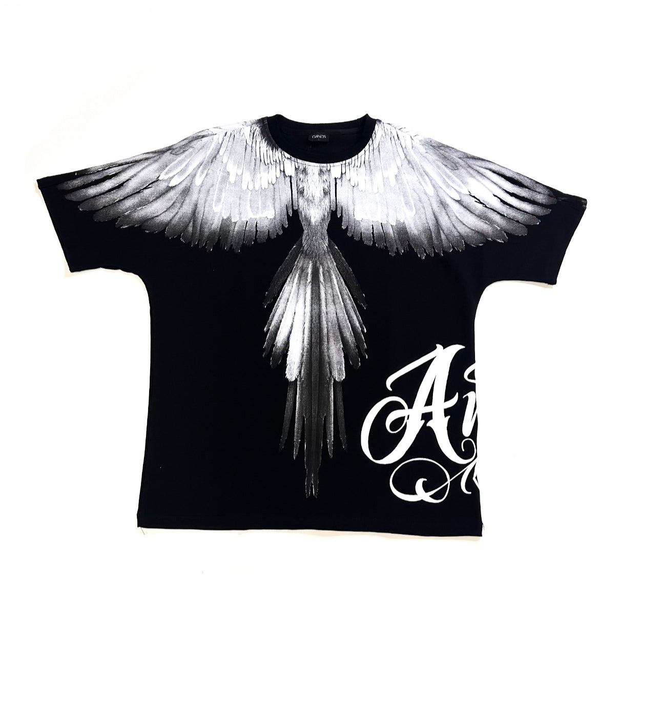 Angel Graphic Tee - Black