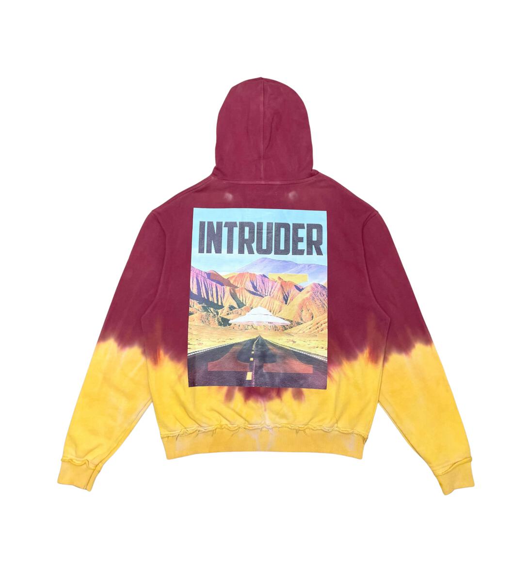 Vicious Tie Dye Zip Up - Umber Brown