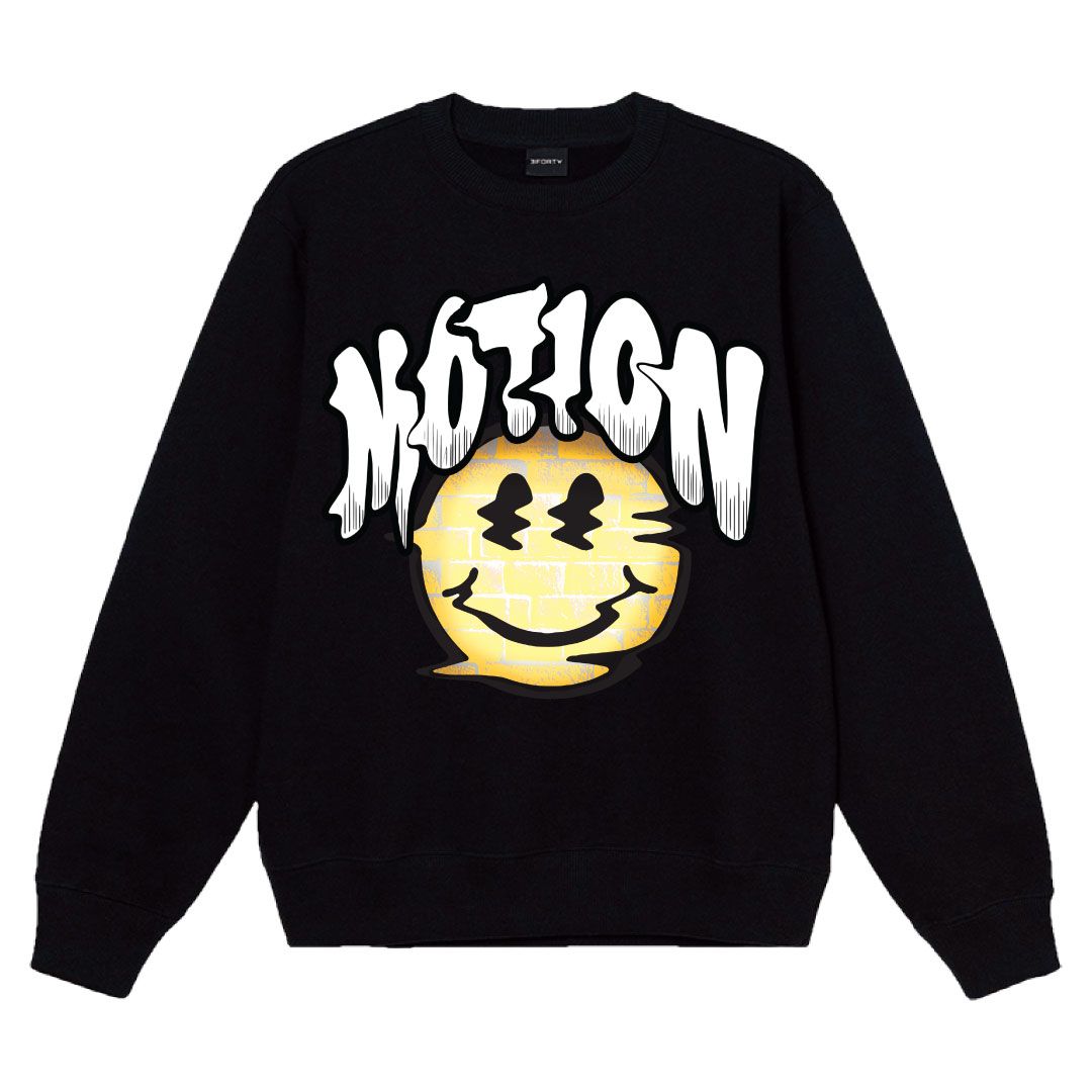 Motion Crewneck Fleece - Black