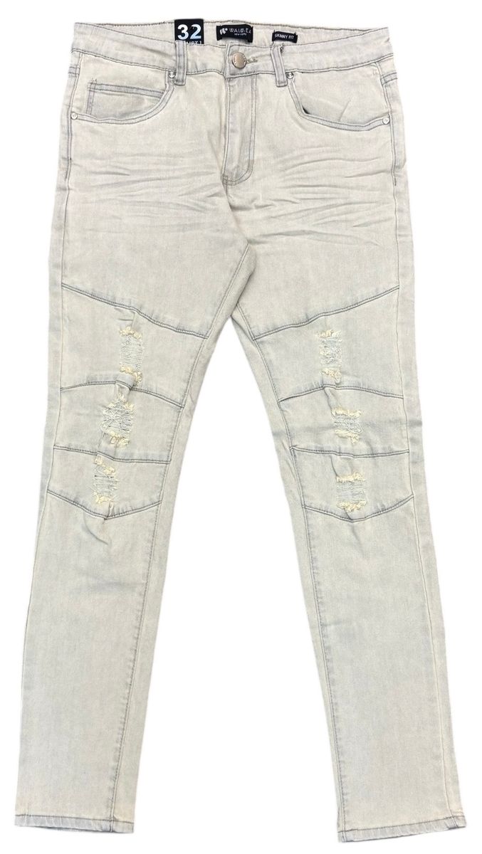Skinny Fit Jeans - Grey Sand