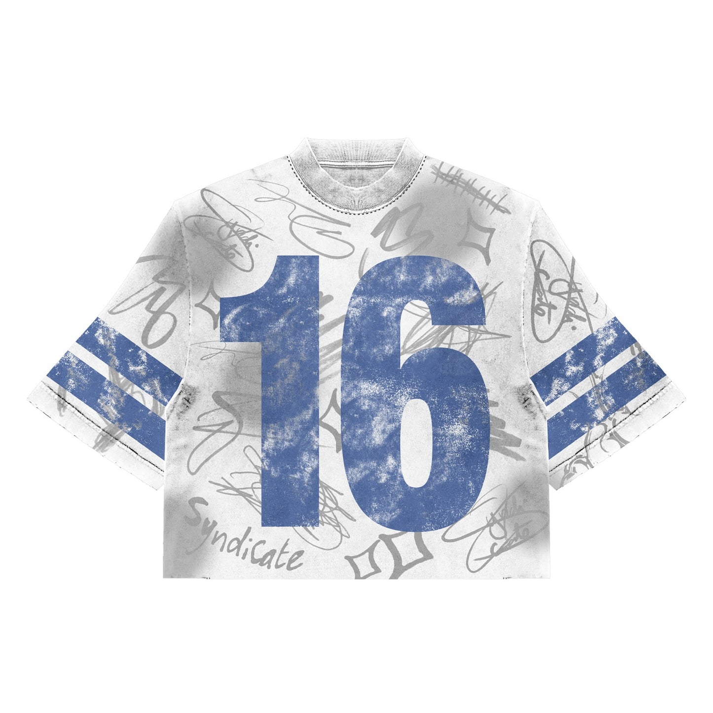 16 Cropped Tee - White
