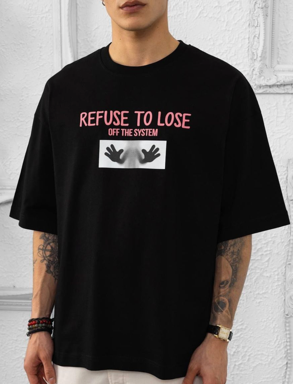 Pink Panther In Paris Tee - Black