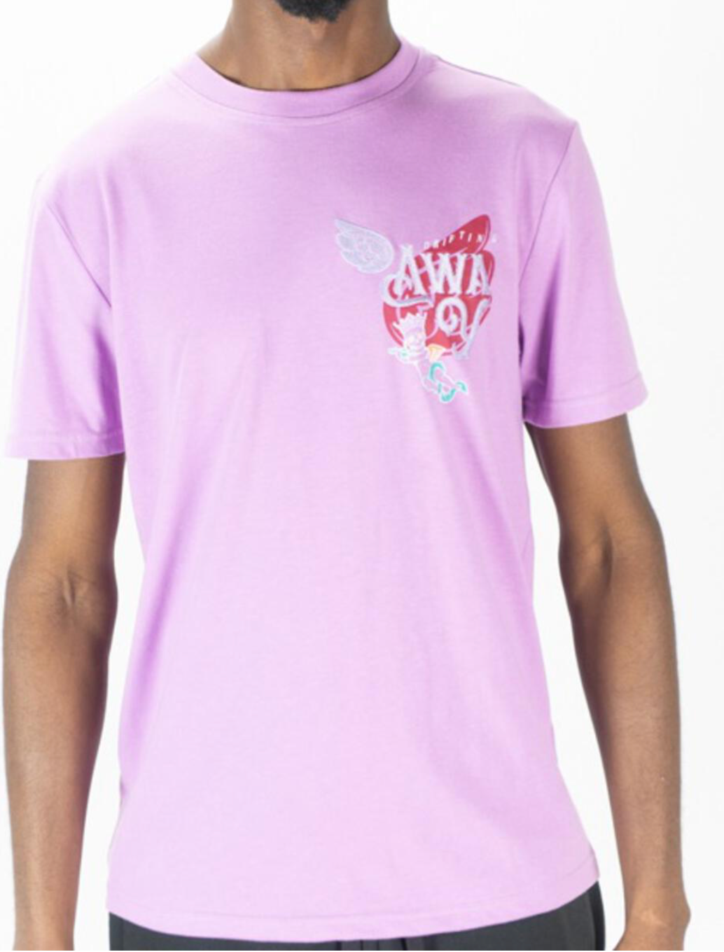 Music Make Me Fly Graphic Tee - LT Violet