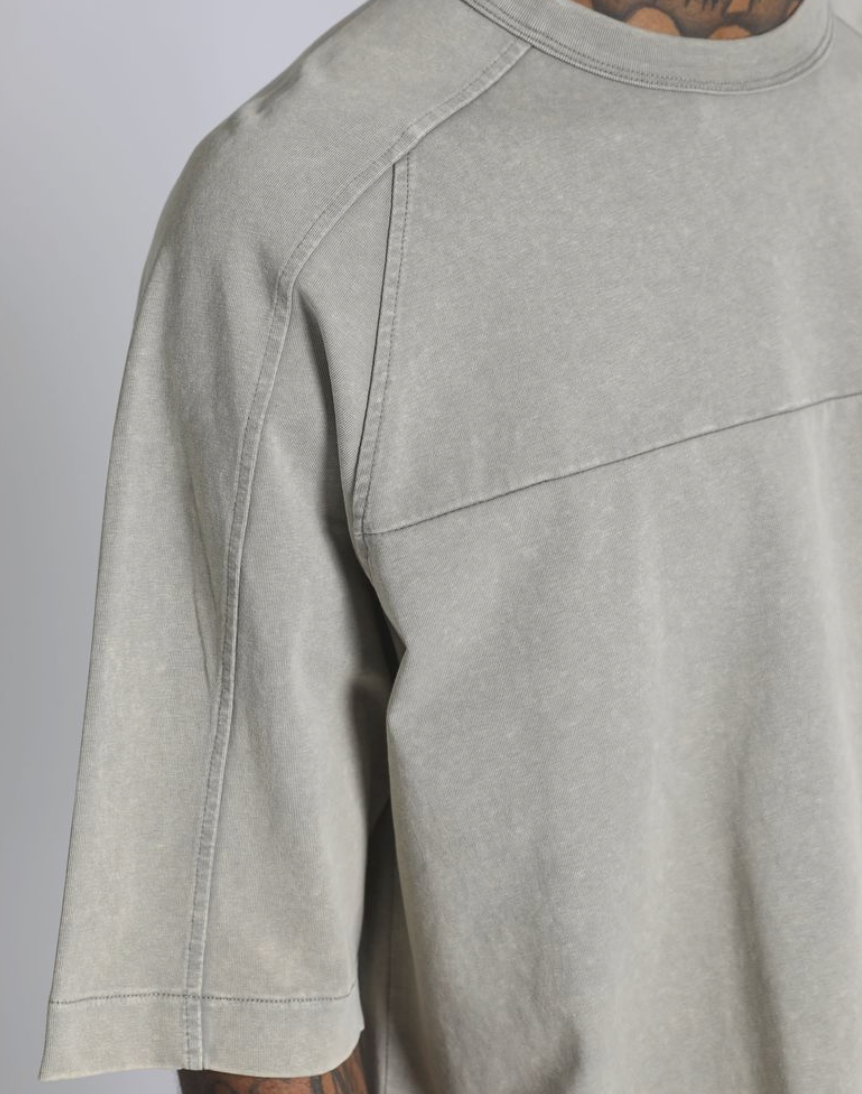 Cropped Heavy Tee - Olive