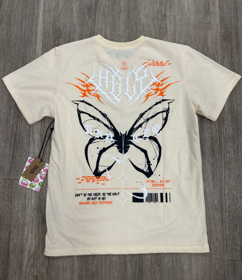 Tribal Wings T-Shirt - Ivory