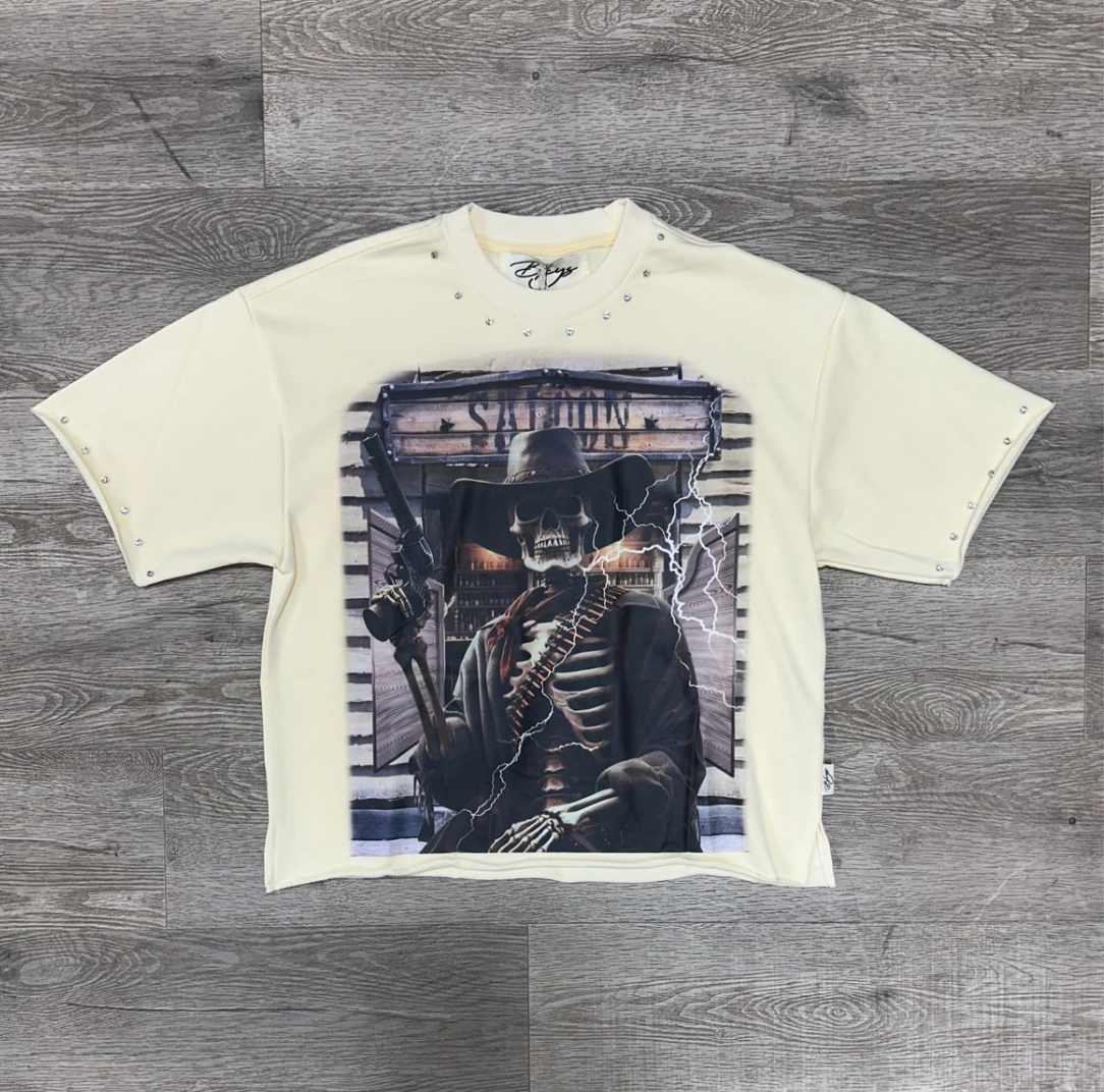 Wild Cropped Tee - Off White