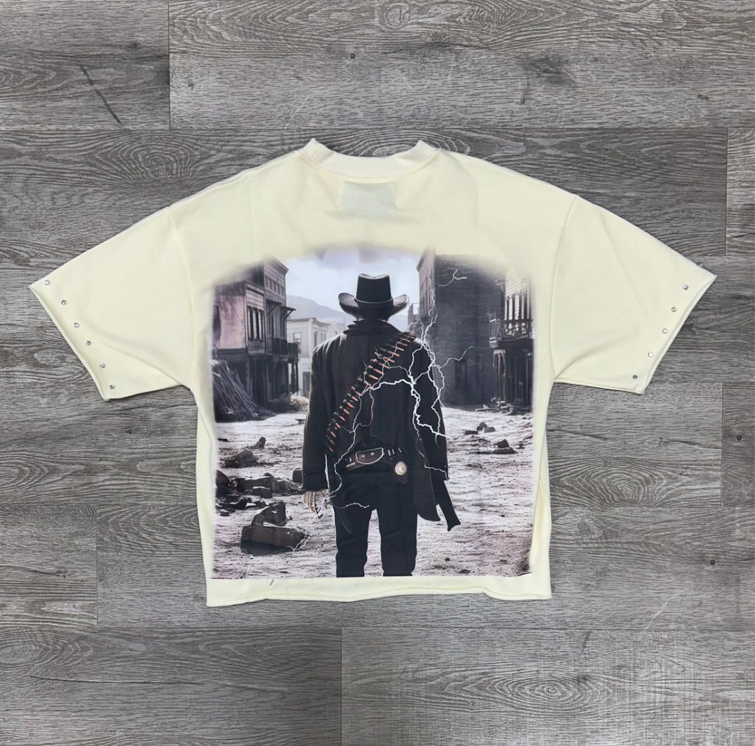 Wild Cropped Tee - Off White