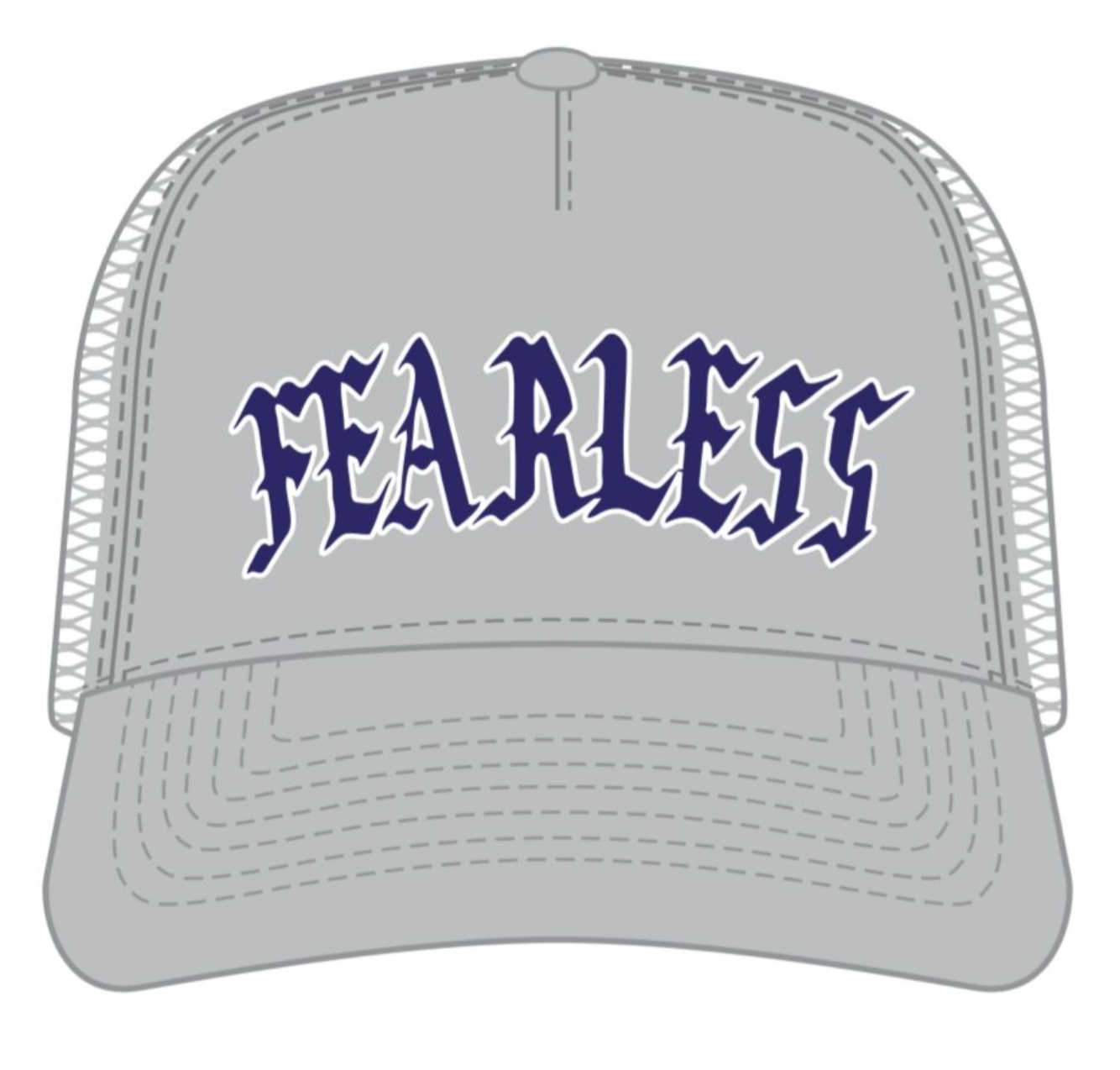 Fearless Trucker - Grey
