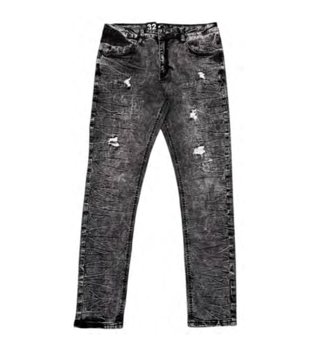 Skinny Fit Jeans - Acid Wash
