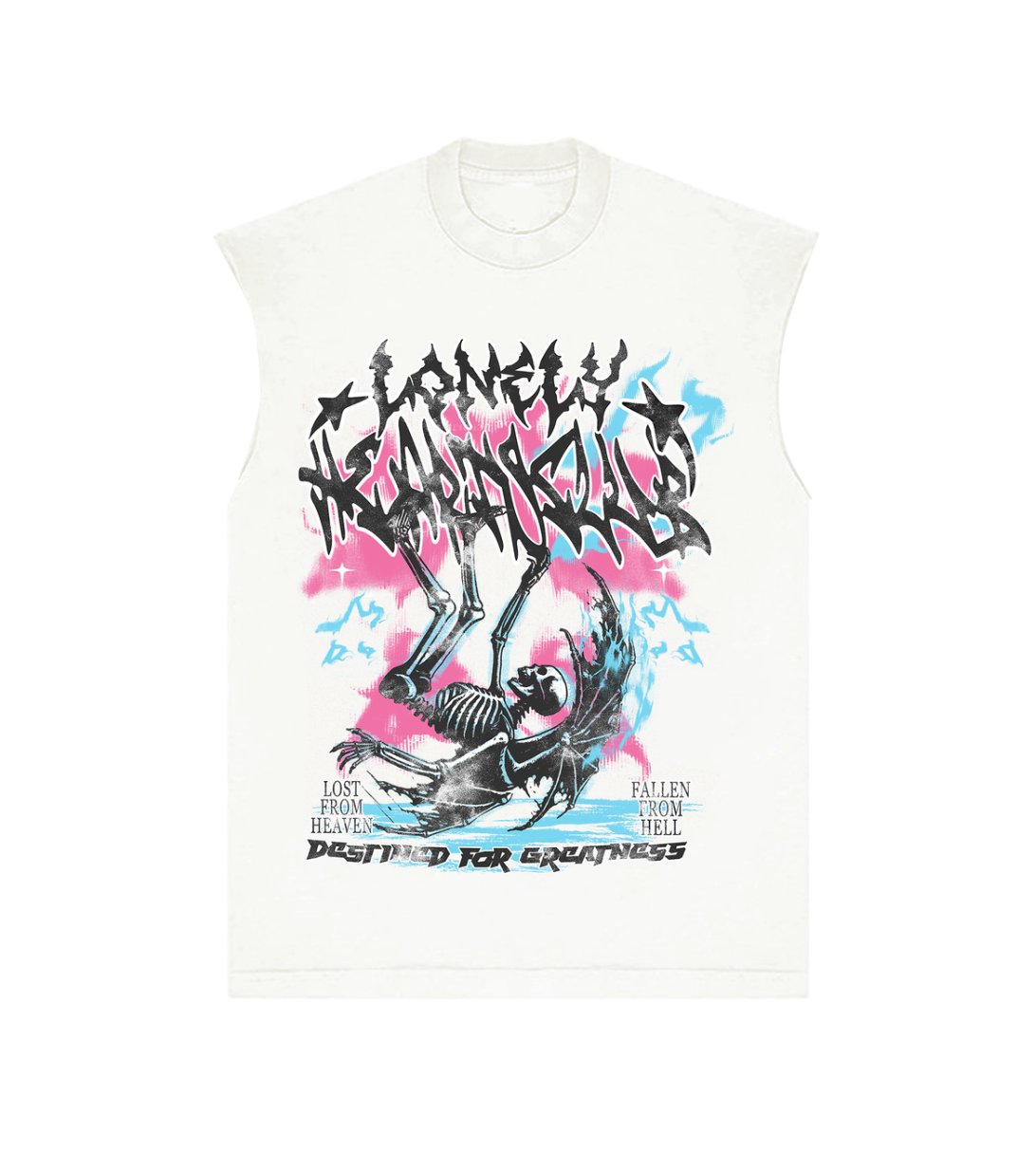 Fallen Angel Sleeveless Tee - Off White