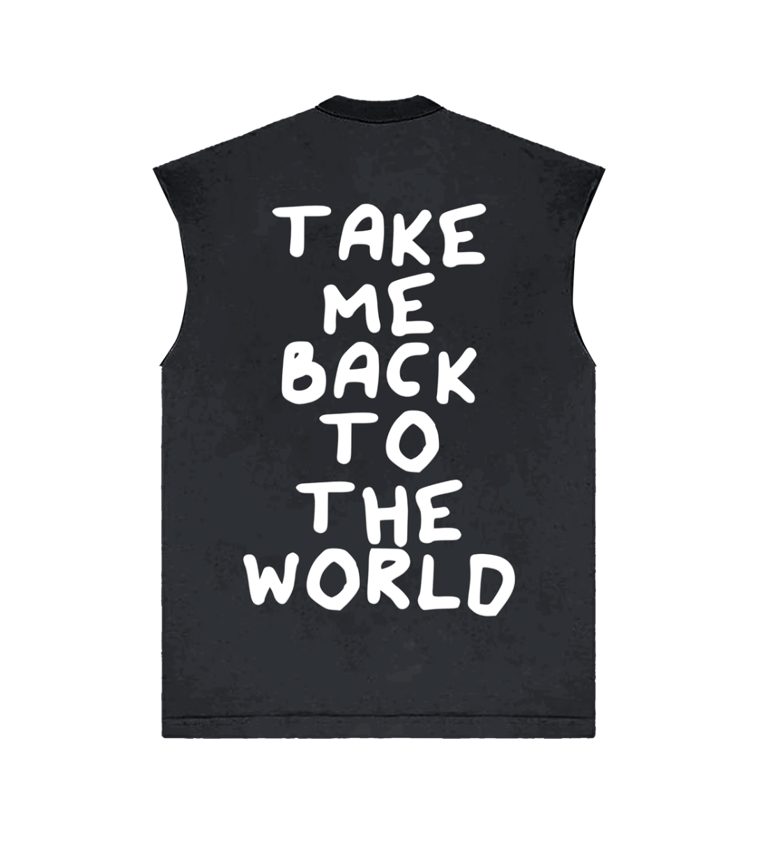 Lost in Space Sleeveless Tee - Black Edge
