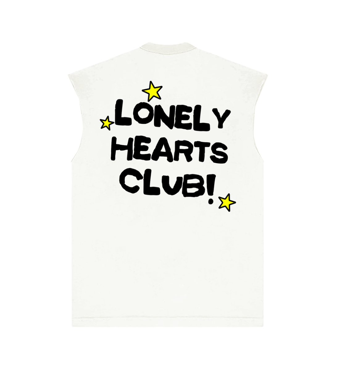 Pain and Pleasure Sleeveless Tee - Off White