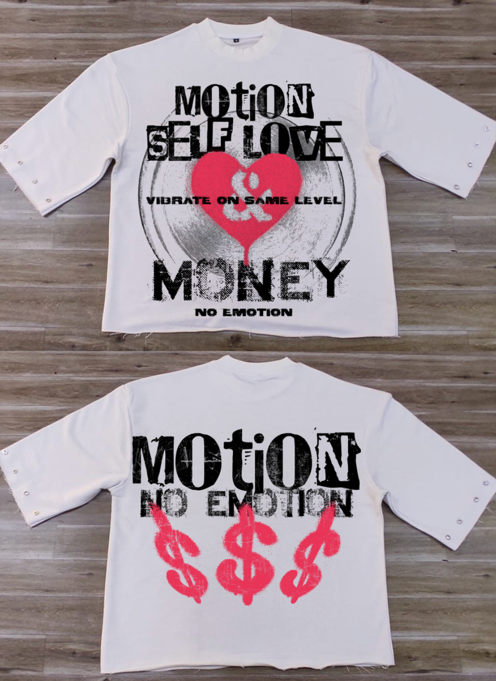 Motion 2 Cropped Tee - Off White