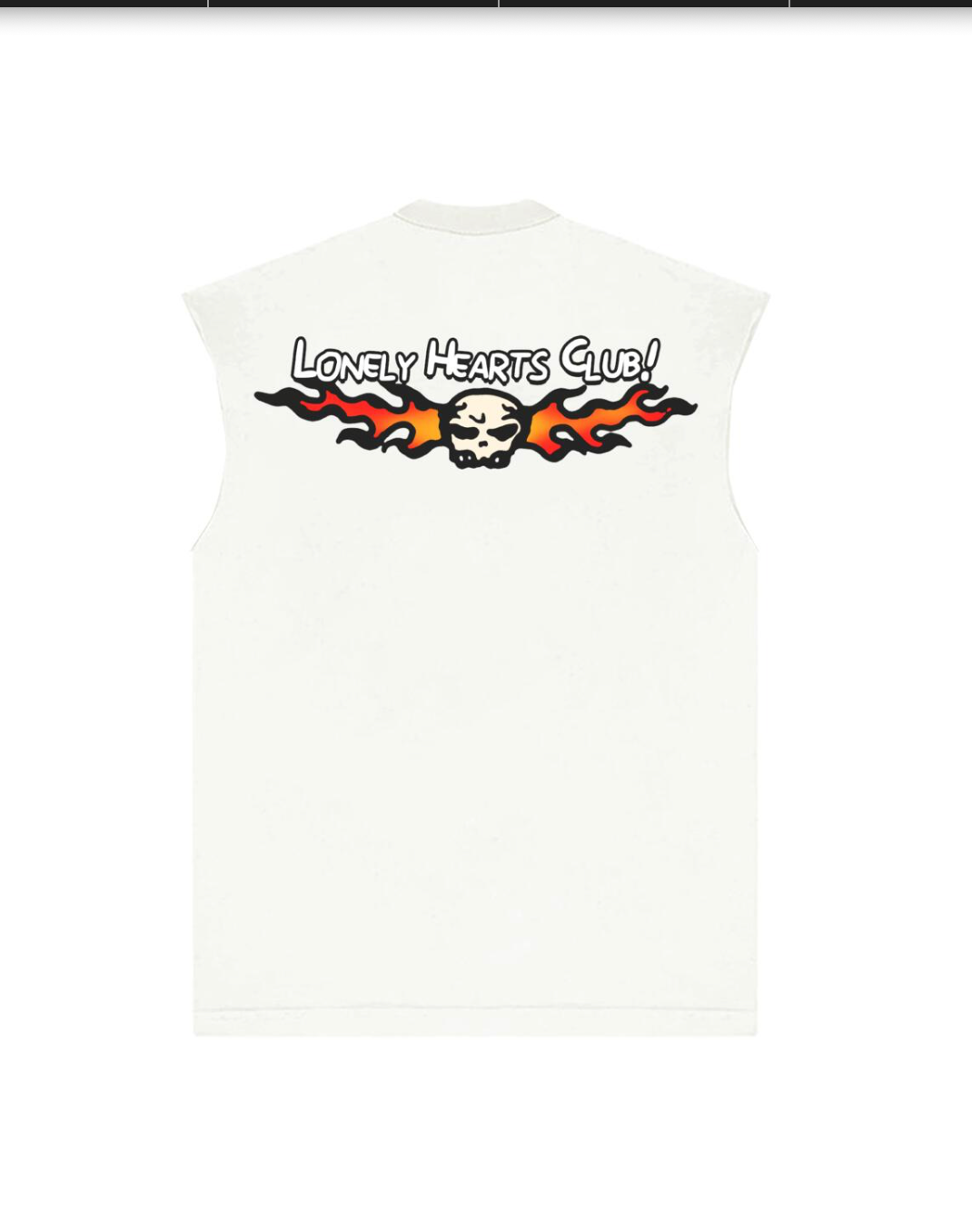 Stardust Sleeveless Tee - Off White