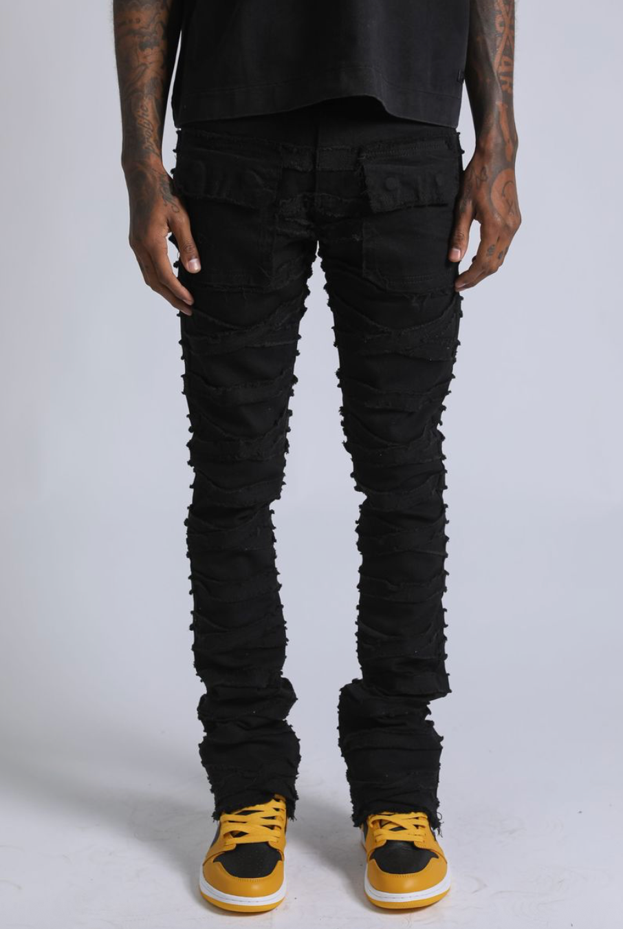 Falcon Denim Jeans - Jet Black