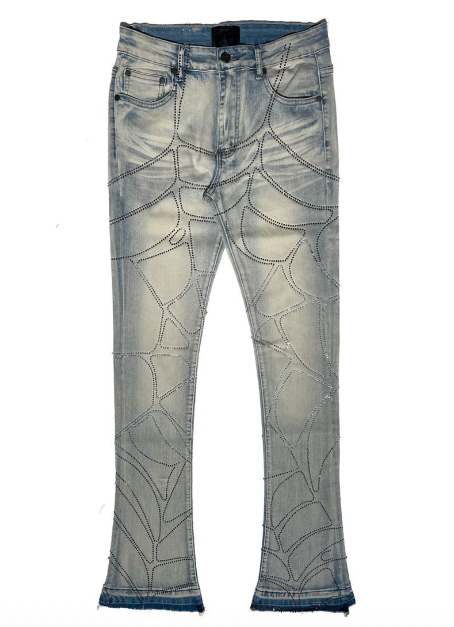 Spider Denim Jeans - Medium Wash