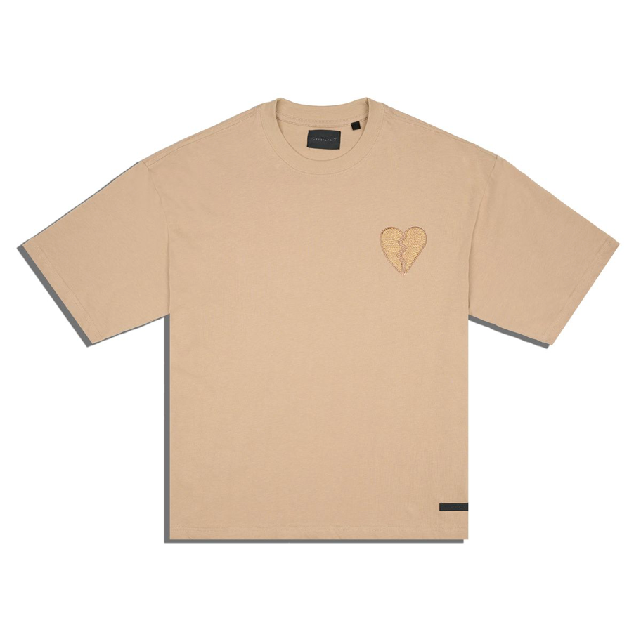 Heart Tee - Khaki