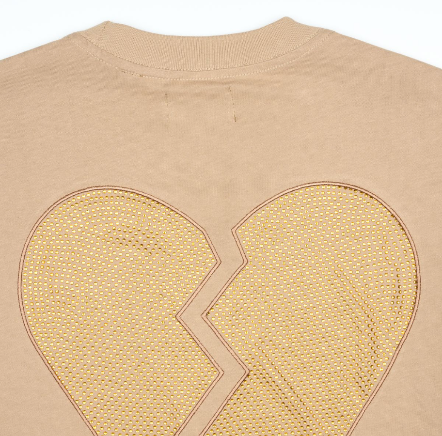Heart Tee - Khaki