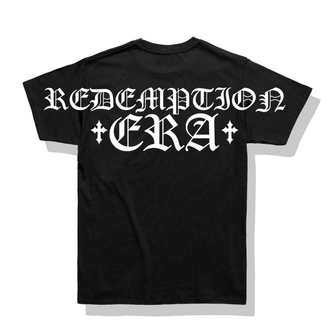Redemption Cropped Tee - Black
