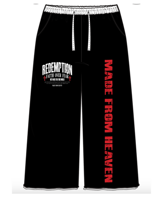 Made From Heaven Sweatpants - Black Wash