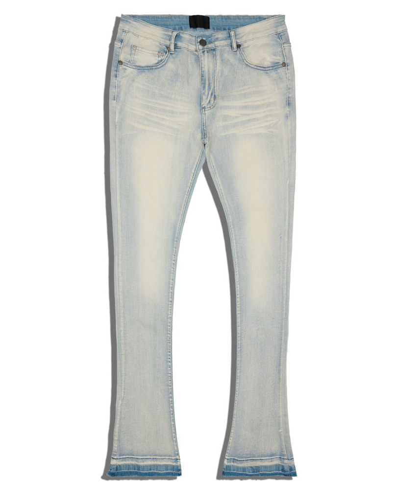 David Flare Denim Jeans - Light Wash