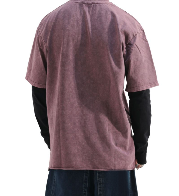 Ghost in the Crowd Graphic Tee - Maroon