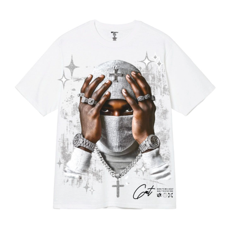 Big Masked Tee - White