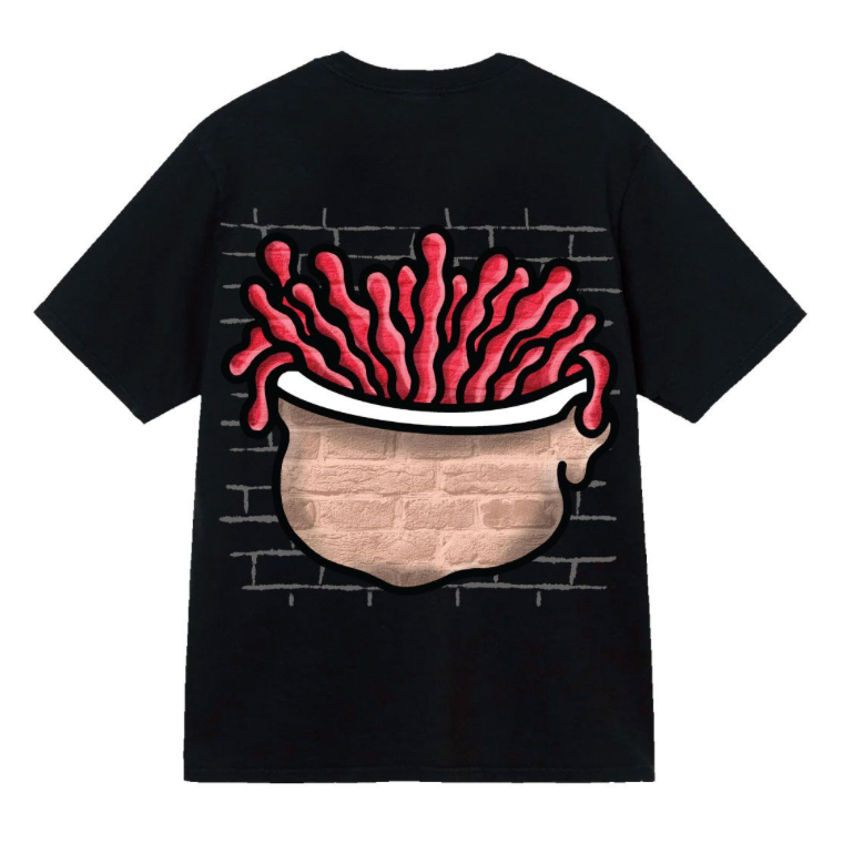 Big Face Cash Graphic Tee - Black