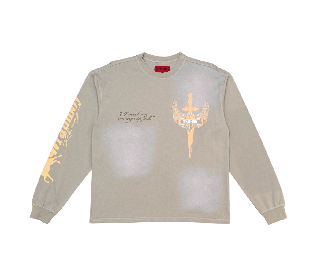 Eagle Crewneck Tee - Taupe
