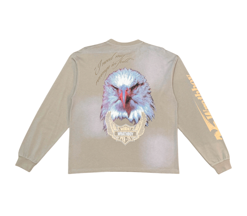 Eagle Crewneck Tee - Taupe