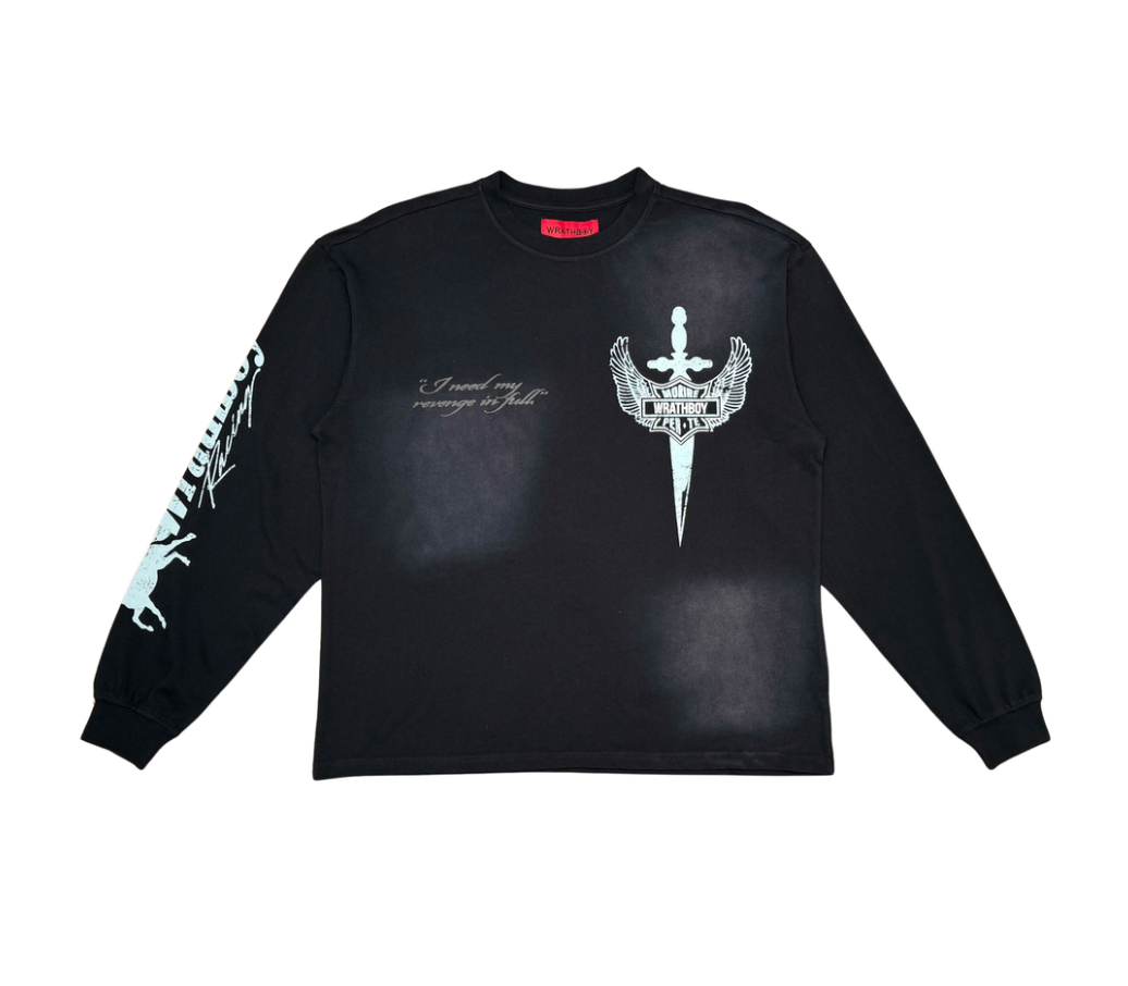 Eagle Crewneck Tee - Black