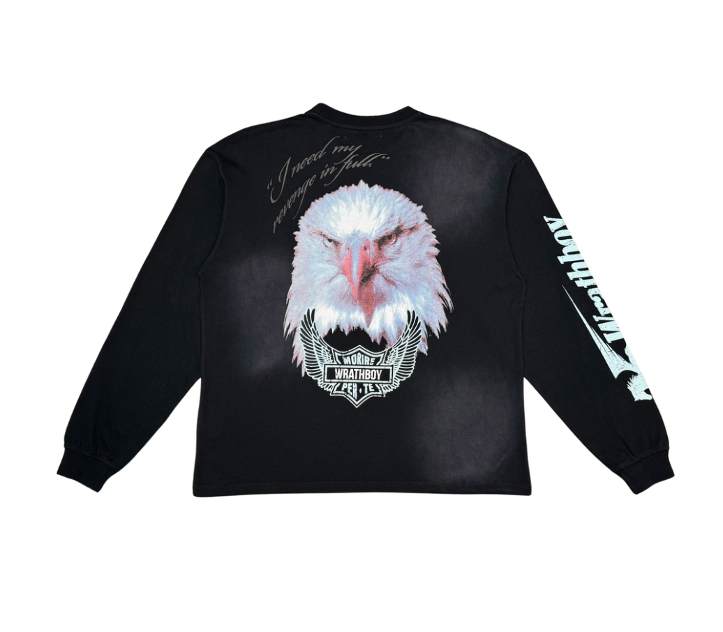 Eagle Crewneck Tee - Black