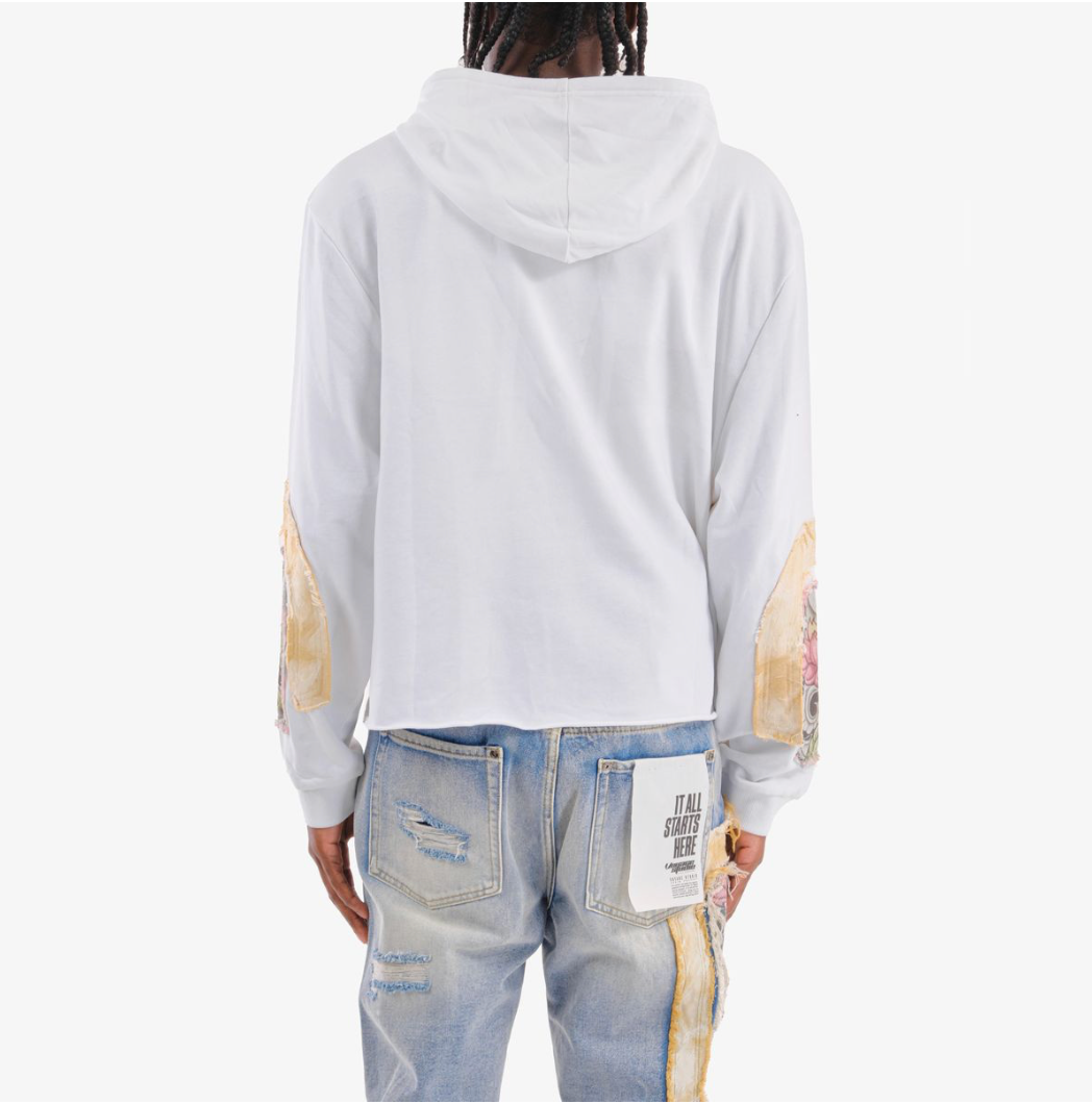 Sacred Panels Hoodie - White