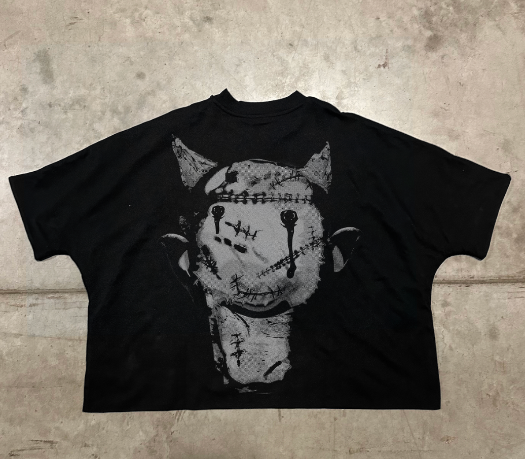Deadweight Cropped Tee - Black