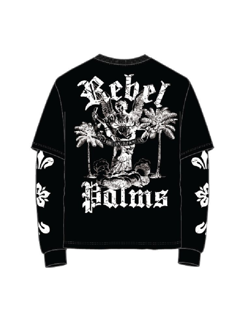 Rebel Palms Twofer - Black