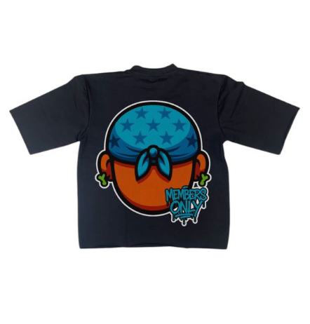 Members Only Kids Cropped Tee - Black