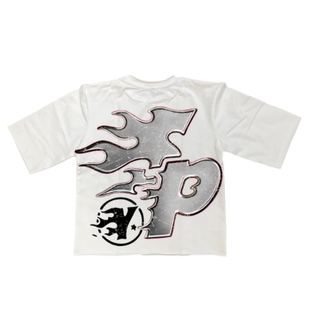 Boying Kids Cropped Tee - Off White