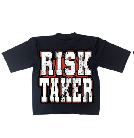 Risk Taker Kids Cropped Tee - Black